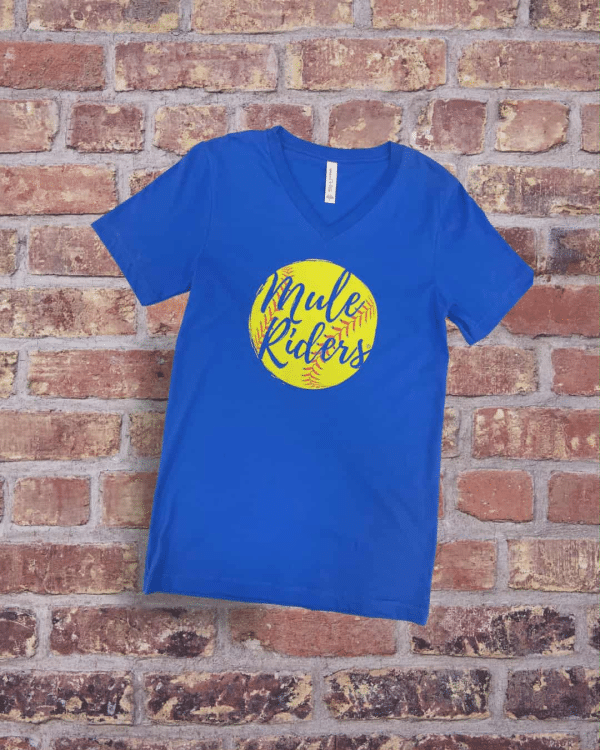 SS - Royal Softball V-Neck